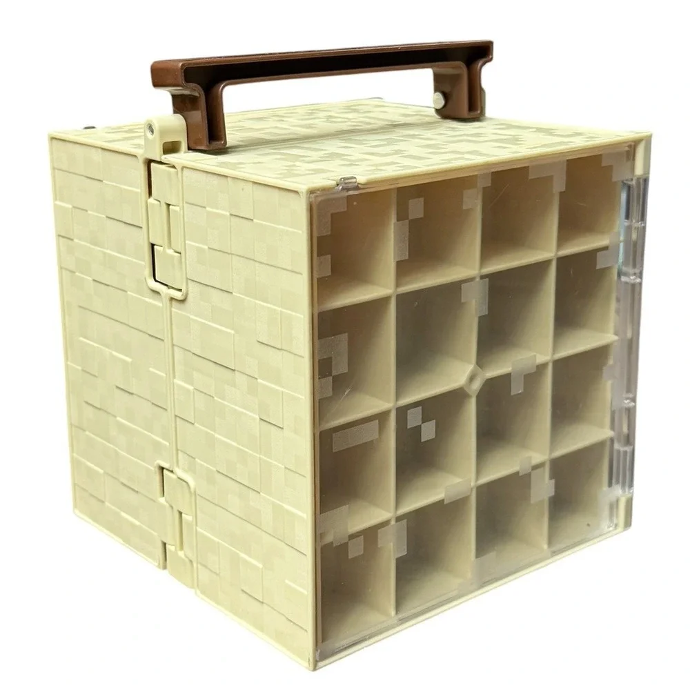 Minecraft Collector Case Storage Cube Lot Mini Action Figures Mattel 2016 Toy
